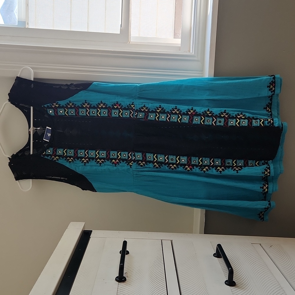 Size 12 Free People embroidered dress
